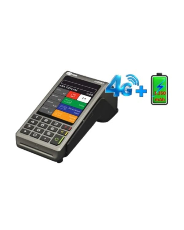 Inpos M530 4G Yazar Kasa Pos Temassız ve Qr Özellikli - Görsel 2